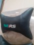 ТОП Цена за 2 броя -22лв изцяло кожени възглавнички с лого VRS за авто седалка , снимка 2