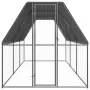 vidaXL Външна клетка за пилета, 2x6x2 м, поцинкована стомана（SKU: 3154372）, снимка 2
