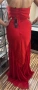 Червена официална рокля, снимка 2