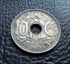 Стара монета 10 сантима 1939 г. Франция-топ !, снимка 3