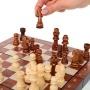 Дървен шах – класически комплект 40 x 20 x 7 см | Wooden Chess Set, снимка 7