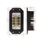 Комплект LED халогени за вграждане 40 W, снимка 3