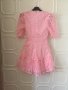 Розова дантелена рокля , снимка 7