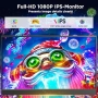 Нов Преносим 15.6 инча FHD монитор за лаптоп USB-C HDR за работа игри, снимка 2