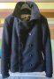 Наситено черно мъжко палто L размер, снимка 1 - Палта - 39095192
