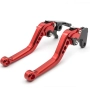 Ръчки за мотор, 17,7см, 2бр, За съединител и спирачка, червени, снимка 1