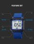 SKMEI Спортен мъжки цифров ръчен часовник 5 бара Водоустойчив Военна подсветка, снимка 6