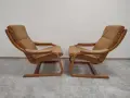 Скандинавски кресла, естествена кожа Д413, снимка 6