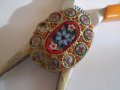  брошка венецианска мозайка, снимка 4