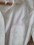 Дълга бяла риза памучна материя Италия , снимка 9