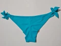 Нов дамски бански комплект + брошка 38 размер Син тюркоазени бански, снимка 3