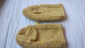 Дамски плетени терлици модел три листенца , снимка 1