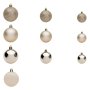 44 броя Комплект Коледни топки, цвят Шампанско в 3 размера, снимка 2