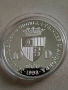 Сребро 10 динера 1998г. Андора, снимка 4