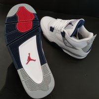 Nike Air Jordan 4 Midnight Navy Нови Оригинални Обувки Кецове Маратонки Размер 42 Номер 26.5см , снимка 6 - Кецове - 39772203