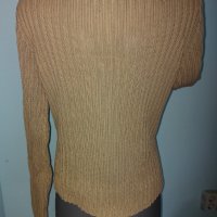 Памучен спортен пуловер с шпиц деколте "InWear" / голям размер , снимка 5 - Блузи с дълъг ръкав и пуловери - 15989750