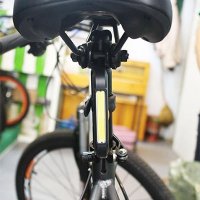 Силни LED задни светлини за велосипед стоп на батерии колело колоезден, снимка 4 - Аксесоари за велосипеди - 29116596