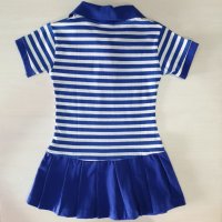 Нова детска класическа моряшка рокля с яка от 1 годинка до 7 години, снимка 9 - Детски рокли и поли - 30327158