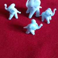 Стъклени миниатюри на слончета, костенурки, лебеди, снимка 2 - Декорация за дома - 40201949