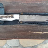 Нож - ловен, къмпинг, туристически - ръчна изработка, снимка 2 - Ножове - 31049532