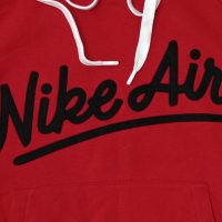 Nike AIR Fleece Hoodie оригинално горнище M Найк памук спорт суичър, снимка 3 - Спортни дрехи, екипи - 40785046