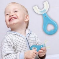 Иновативна четка за зъби за деца, С U Образна Форма, снимка 2 - Други - 42807389