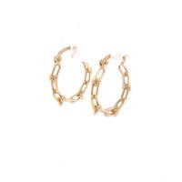 Златни обеци Tiffany i Co 2,48гр. 14кр. проба:585 модел:20309-6, снимка 2 - Обеци - 42907680