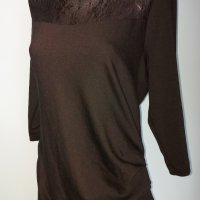 Уникална официална рокля "Kaffe"® / голям размер, снимка 4 - Рокли - 29549046