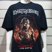 Нова мъжка тениска на музикалната група IRON MAIDEN -THE BOOK OF SOULS LIVE CHAPTER , снимка 2 - Тениски - 30648352