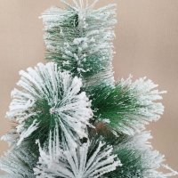 4204 Изкуствена коледна елха със сняг, 60см, снимка 2 - Декорация за дома - 42670207