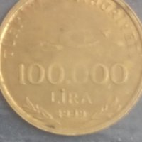 100 000 лири(1999)Турция, снимка 1 - Нумизматика и бонистика - 38148012
