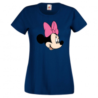 Дамска тениска Set for Couples Minnie 1 Подарък,Изненада,Рожден ден,, снимка 5 - Тениски - 36530915
