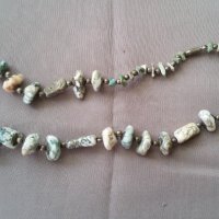 Ахат -колие естествени камъни , снимка 1 - Колиета, медальони, синджири - 30593418
