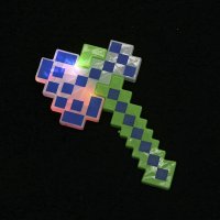 2942 Светеща брадва Майнкрафт играчка Minecraft със звук, 36 см, снимка 2 - Други - 37177509