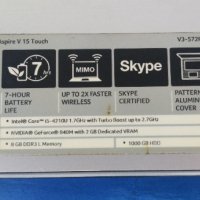 Acer Aspire V 15 Touch за части, снимка 3 - Други - 37200539