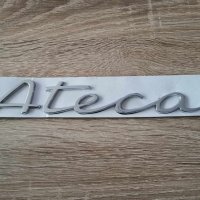 Емблема лого надпис сребрист Сеат Атека Seat Ateca, снимка 4 - Аксесоари и консумативи - 44370770
