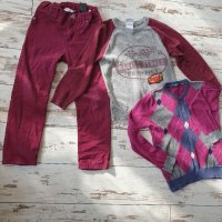 Панталони Н&М+два пуловера, снимка 2 - Детски панталони и дънки - 34994544