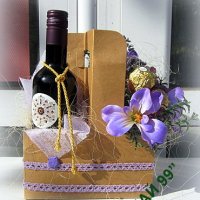 Подаръчна сладка кошничка, снимка 2 - Подаръци за рожден ден - 42292176