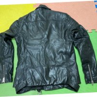 ''BLK DNM Leather Biker Jacket''оригинално кожено яке М размер, снимка 6 - Якета - 38498146