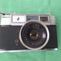 Yashica J 35mm Film Camera Yashinon 1:2.8 f4.5 Lens, снимка 2 - Фотоапарати - 30376354
