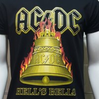 Нова мъжка тениска с дигитален печат на музикалната група AC/DC - Hells Bells, снимка 9 - Тениски - 29930800