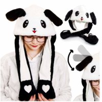 Детска шапка Panda , Подвижни уши, Светеща, снимка 2 - Плюшени играчки - 40864355