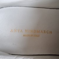Дамски кожени кецове Anya Hindmarch  Space Invader - 38/39, снимка 5 - Кецове - 36895678