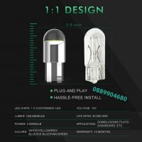 Лед крушки T10 LED (10 броя в пакет), снимка 7 - Аксесоари и консумативи - 30376702