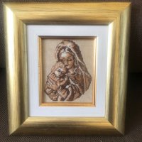  Продавам икона "Дева Мария" гоблен . , снимка 5 - Гоблени - 36881784