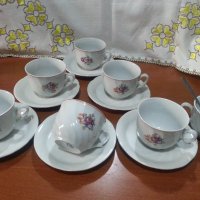 Стар български порцелан чаши за чай , снимка 3 - Антикварни и старинни предмети - 42868307