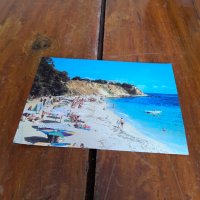 Стара картичка Курорт Дружба плажът, снимка 1 - Колекции - 33734747