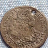 Сребърна монета 6 кройцера 1685г. Леополд първи Виена Свещена Римска Империя 13772, снимка 1 - Нумизматика и бонистика - 42899954