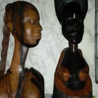 Дървена статуетка, снимка 10 - Антикварни и старинни предмети - 35032074