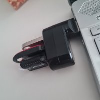 Удобен мини 3 портов USB хъб 1 х USB 3.0 и завъртащо рамо, снимка 5 - Кабели и адаптери - 32030653